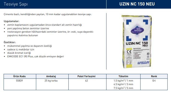 uzin nc 150 tds
